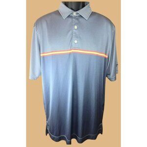 Footjoy FJ Mens Golf Polo Large Gray Cowboys Golf Course